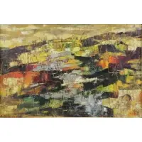Ruth Bamberger, Judean Hills, Oil on Canvas "Judean Hills"