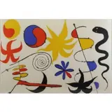 Serpent in the Stars by Alexander Calder, Lithograph, sold Apr 2015