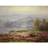 Edourad Pail, Sheep in Flowering Meadow, Oil on Canvas