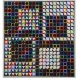 Victor Vasarely, Untitled, Color Screenprint
