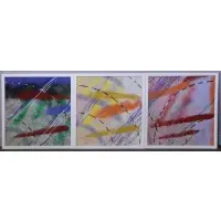 Alvin D. Loving, Untitled, Set of Three Color Screenprints