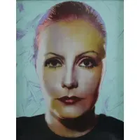 Rupert J Smith, Greta Garbo., Color Screenprint