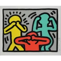 Keith Haring, Pop Shop III, Color Screenprint