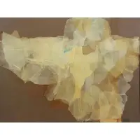 James Grabowski, Abstract Composition, Mixed Media Collage on Canvas