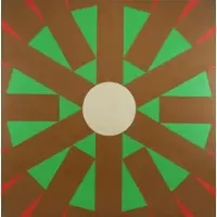 Richard Baringer, Square Alterations and Reversals #2, 1964 Acrylic on Canvas