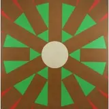 Richard Baringer, Square Alterations and Reversals #2, 1964 Acrylic on Canvas