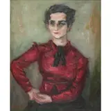 Jakub Zucker, Portrait of a Seated Woman