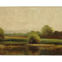 Lucien Neuquelman, Lucien Neuquelman (French, 1909 - 1988), Oil on Canvas Landscape