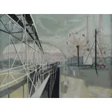 Donald Nichols, Carnival Scene, Oil on Canvas