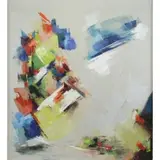 S. M Angelica, Untitled, Abstract Oil on Canvas