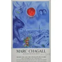 Peintures Recentes 1967- 1977 by Marc Chagall, Hand Signed Exhibition Poster, sold Mar 2015