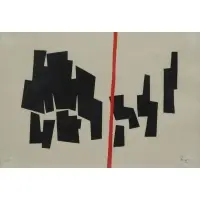 Mathias Goeritz, A.P., Untitled Abstact Lithograph