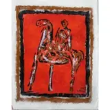 Enamel on Copper by Marino Marini, sold Mar 2015
