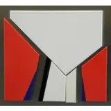 Jean Baier, Enamel on Aluminum Abstract Composition