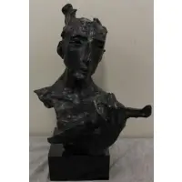David Aronson, David Aronson (Lithuanian/American, b.1923), Bronze Violinist