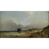 James E Meadows, Morning After Storm, Oil on Canvas