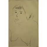 Black Eyes (Les Yeux Noirs) by Henri Matisse, Initialed and numbered 38/50 in ink lower right, sold Feb 2015