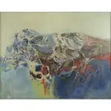 Shirley Gorelick, Seed Landscape, Abstract Oil on Canvas