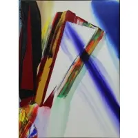 Paul Jenkins, Phenomena Broadway Prism at 42nd St, Acrylic on Canvas "Phenomena Broadway Prism at 42nd St", 1983, New York