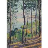 Carlos-Reymond, Carlos Reymond (French, 1884 - 1970), Impressionist Oil on Canvas Landscape