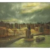 John Kane, Scene From the Bronx, Oil on Masonite "Scene From the Bronx" Signed lower right
