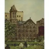 Hans Nemeth, New York University Bussiness Adm. / Corner trinity Pl. and Thames St., Oil on Canvas