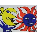 Alexander. Untitled Calder, Calder / 75, Gouache and Ink on Paper