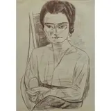 Max Beckmann, Portrait of Mrs. H.M.