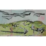 Judith Rothschild, Pale Dunes., Oil on Canvas "Pale Dunes." Signed lower right
