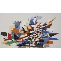 Robert Goodnough, Uplift I, Oil on Acrylic on Canvas, 1989