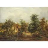 James Stark, An Old Farm Near Norwich, Oil on Canvas