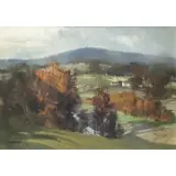 Tom Nicholas, Vermont Hillside, Oil on Canvas