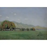 Louis Eilshemius, Untitled, Oil on Paper/Board