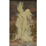Pansy Stockton, The Geyser is a Dancer, Yellowstone National Park, Botanical Collage
