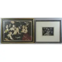 Jack Levine, Reception in Miami, Two Signed Prints