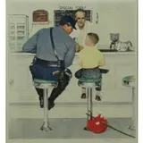 Norman Rockwell, The Runaway, Pencil signed lower right, inscribed 'AP' for Artist's Proof lower left