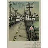 Bernard Buffet, La Route, Lithograph