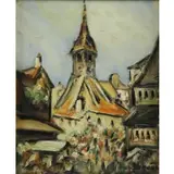 Pierre Dumont, St Catherine, Honfleur, Oil on Canvas