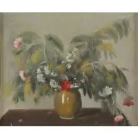 Otakar Kubín, Bouquet de Fleurs, Oil on Canvas