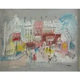 Charles Cobelle, French Street Scene