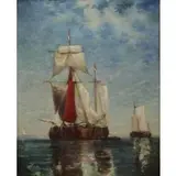 Paul Jean Clays, Clays, Oil on Canvas