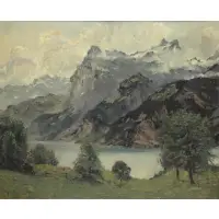 August Herzog, Aug. Herzog / Munchen 1927 (?), Oil on Canvas