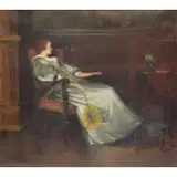 Duncan Mackeller, A Reverie, Oil on Canvas
