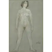 Leon Kroll, Untitled, Pastel on Paper