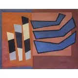 Elizabeth Chater, Abstract Composition, Oil on Canvas