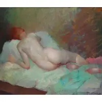 Rudolf Bernatschke, Untitled, Oil on Canvas