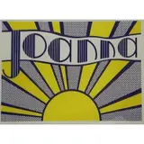 Roy Lichtenstein, Joanna, Offset Lithograph "Joanna"