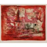 Zao Wou-ki, Embrasement Spatial., Titled and inscribed in pencil verso