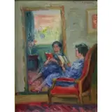 Jakub Zucker, Woman Reading