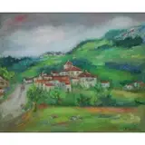 Jakub Zucker, Landscape with Houses